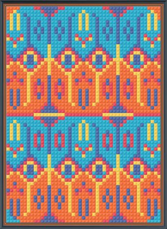 Mosaic Card 5 cross-stitch pattern preview
