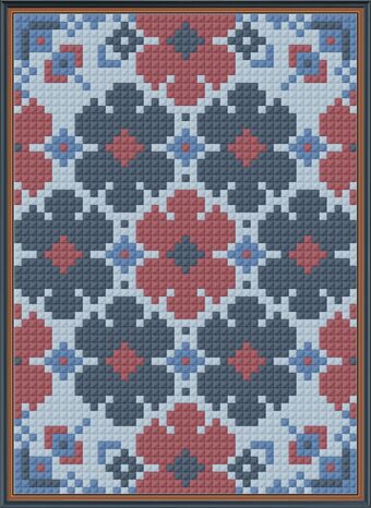 Mosaic Card 6 cross-stitch pattern preview