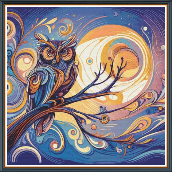 Psychedelic Owl preview