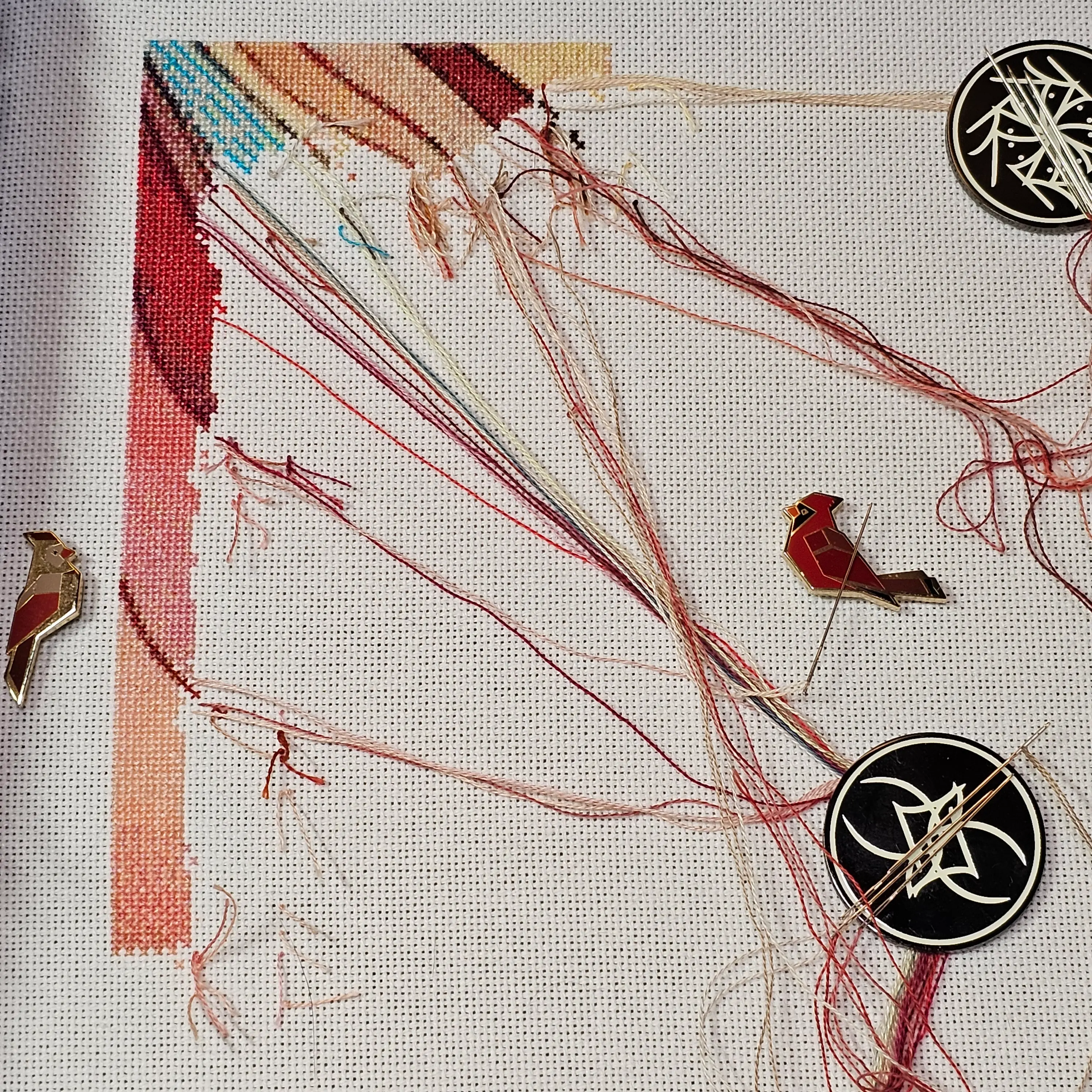 Customer creation 3 - Detailed cross stitch work
