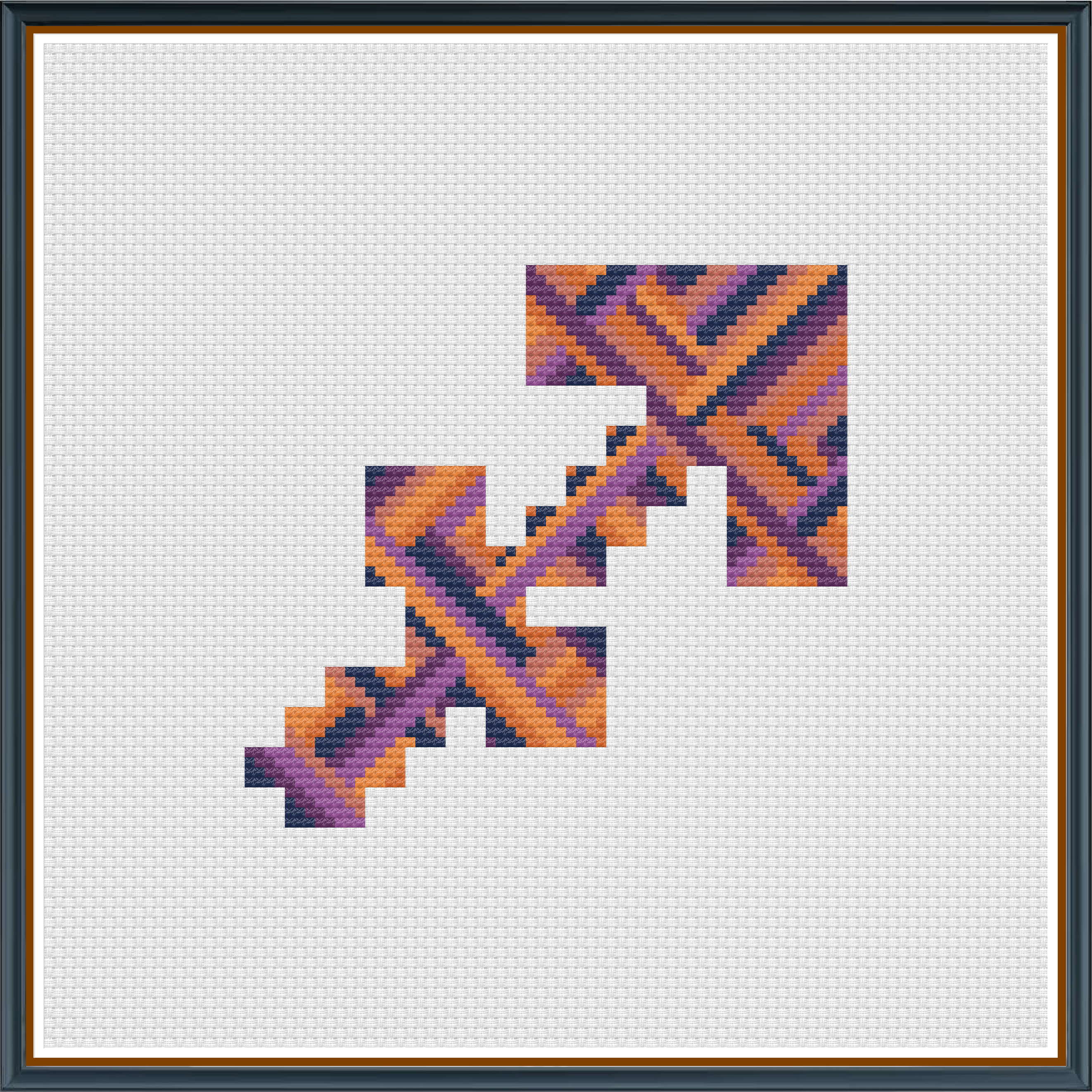 Sagittarius digital cross stitch pattern. Ignite your wanderlust with "Sagittarius," a dynamic digital cross-stitch pattern that embodies the adventurous spirit of Sagittarius. Perfect for DIY art, zodiac decor, and creative inspiration.